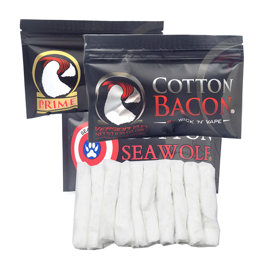 2Pack Cotton Bacon Prime Silve - огляд і ціна Vaping Goods