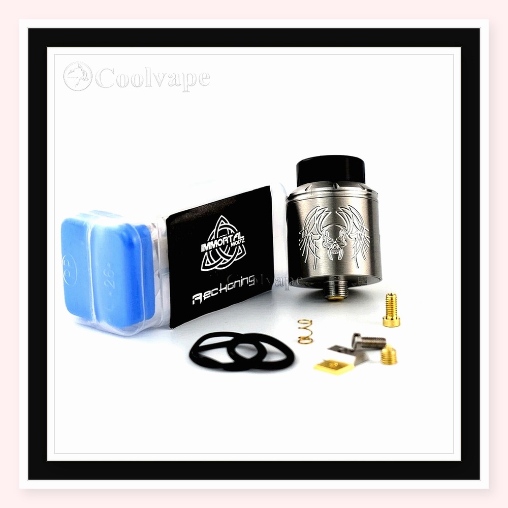 Wolfcoolvape Reckoning RDA 25m - огляд і ціна Vape Coil Replacement