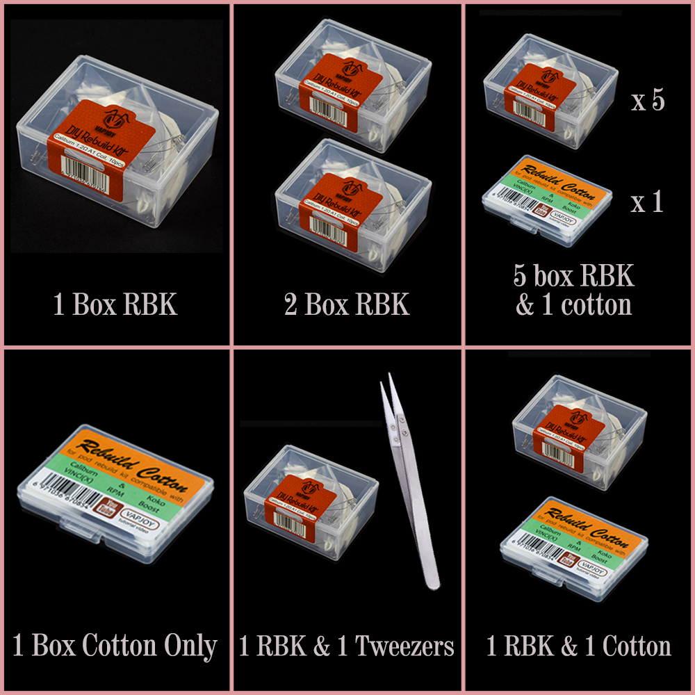 Original VAPJOY DIY Rebuild Ki - огляд і ціна Vape Coil Replacement