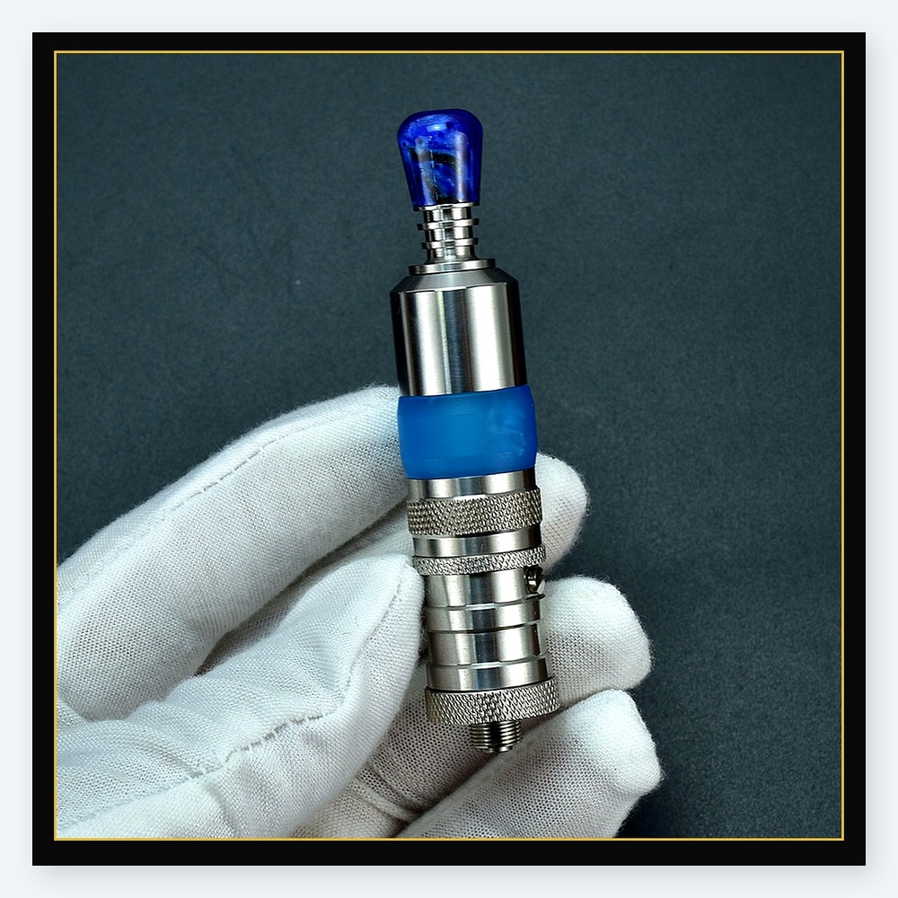 Wolfcoolvape Flash-e-Vapor Dua - огляд і ціна Drip Tip Resin
