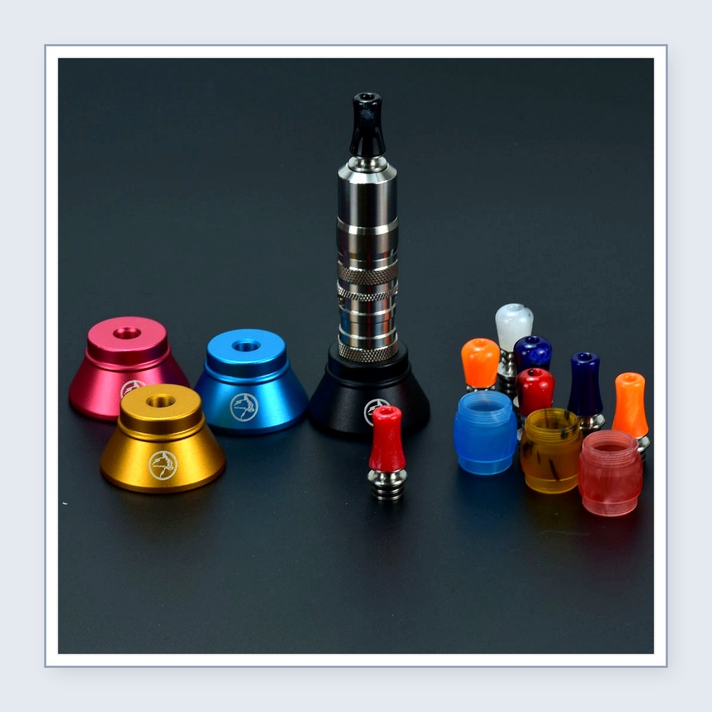 Wolfcoolvape Flash-e-Vapor Dua - огляд і ціна Drip Tip Resin