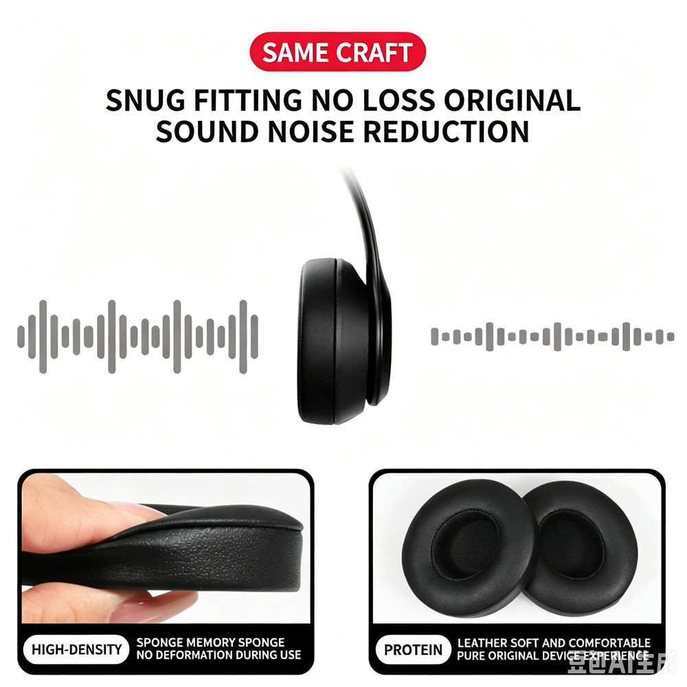Ear Pads Suitable for Beats So - огляд і ціна Beats Headphone Solo 4
